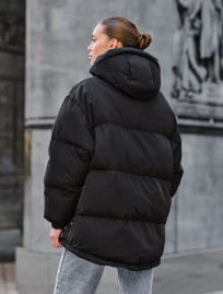 Geacă de iarnă de damă Staff tr black oversize