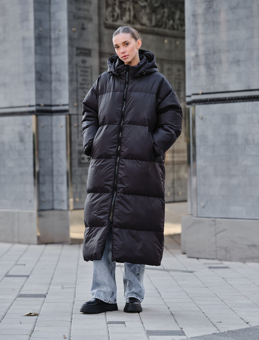 Geacă de iarnă de damă Staff to black