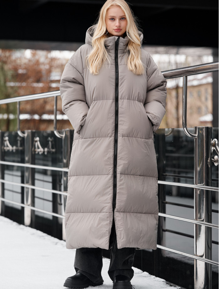 Geacă de iarnă de damă Staff to gray