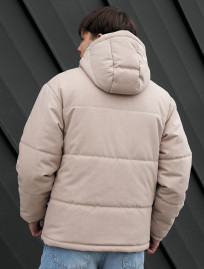 Geacă de iarnă Staff shum light beige
