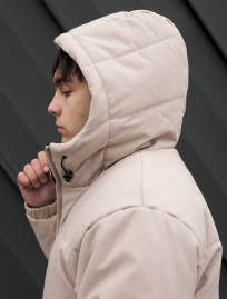 Geacă de iarnă Staff shum light beige