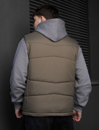 Vestă Staff jova dark khaki logo