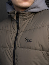 Vestă Staff jova dark khaki logo