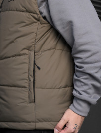 Vestă Staff jova dark khaki logo