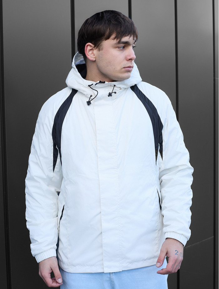 Jachetă Staff lomz white & black