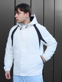 Jachetă Staff lomz white & black