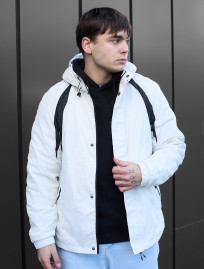 Jachetă Staff lomz white & black