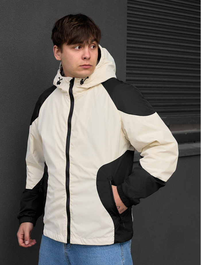 Jachetă Staff qua black & milk