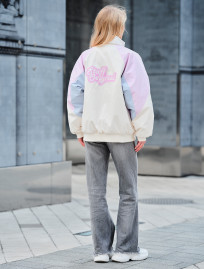 Geacă de damă Staff co milk & light viola oversize
