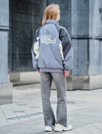 Geacă de damă Staff co gray & dark gray oversize