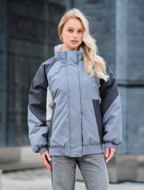 Geacă de damă Staff co gray & dark gray oversize