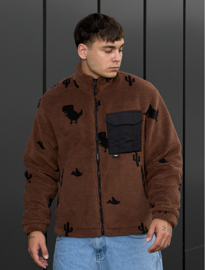 Jachetă de blană Staff swey dino