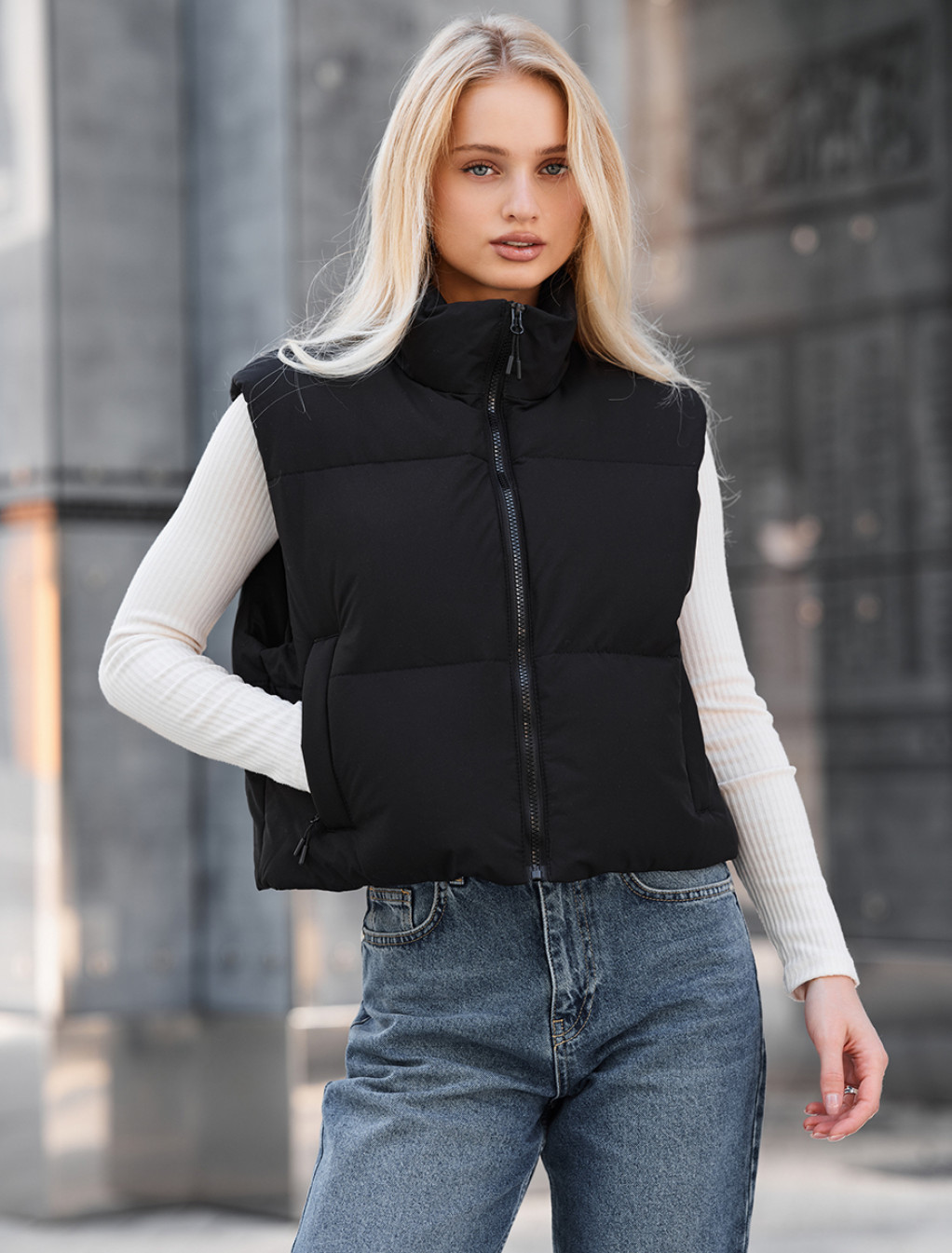 Vestă de damă Staff dael black