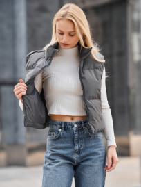 Vestă de damă Staff dael gray