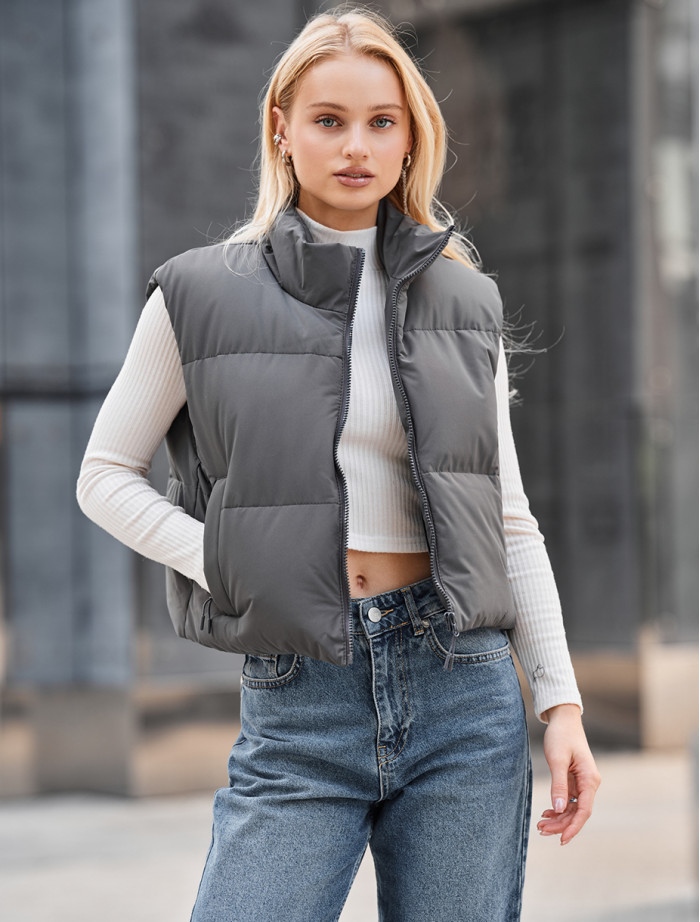 Vestă de damă Staff dael gray