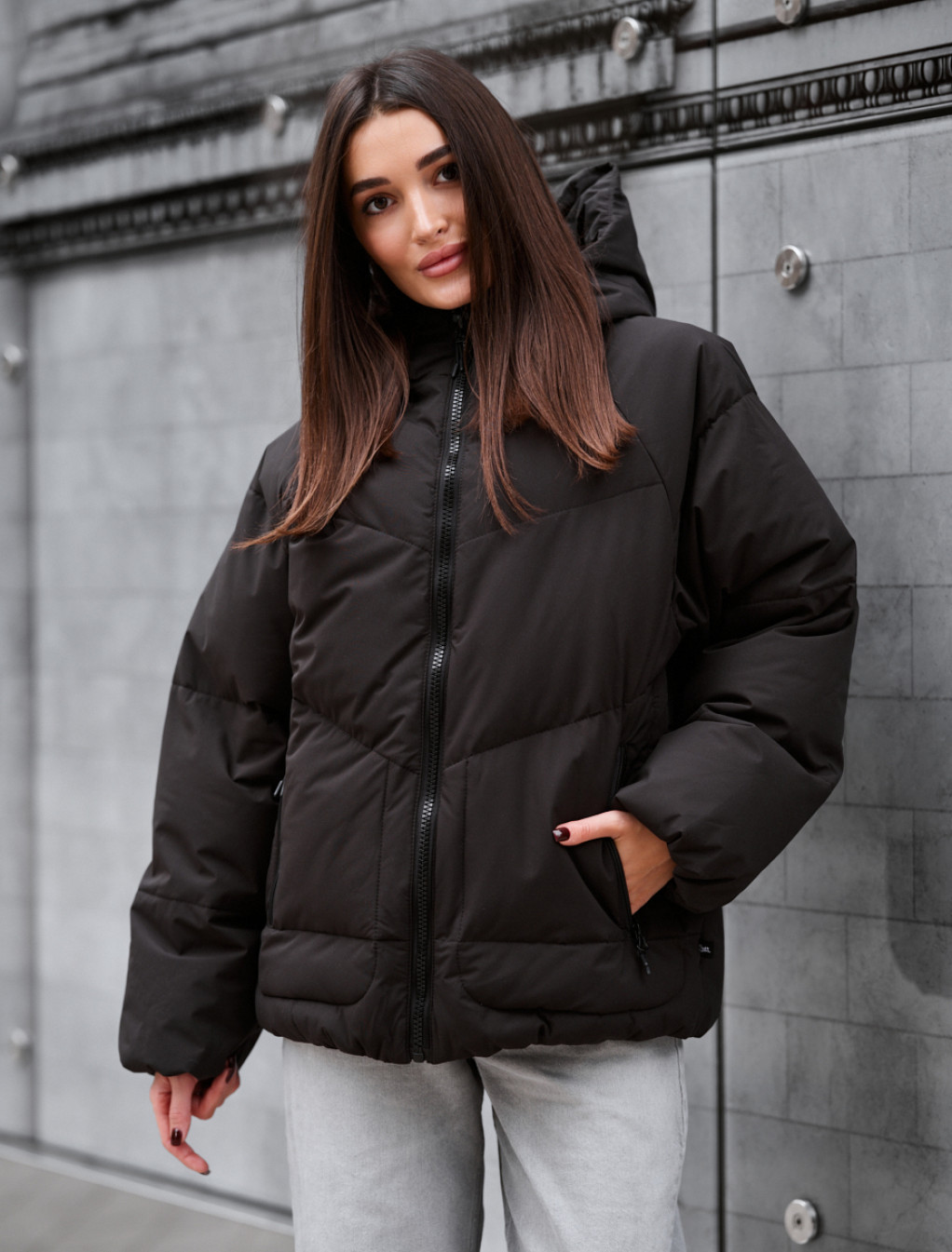 Geacă de iarnă de damă Staff tre black