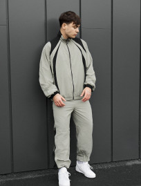 Costum de trening  Staff cap light olive & black oversize