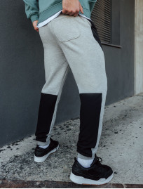 Pantaloni de trening Staff de gray melange fleece