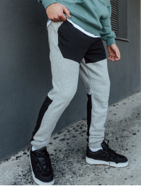 Pantaloni de trening Staff de gray melange fleece