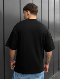 Tricou Staff logo neck oversize