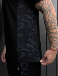Set de vară tricou + pantaloni scurți Staff pro black