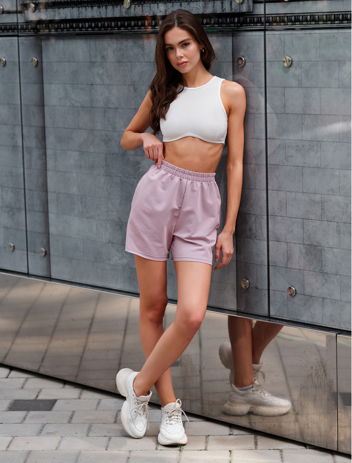 Pantaloni scurți de damă Staff do light viola