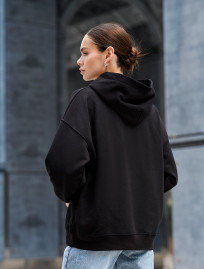 Hanorac de damă Staff re black oversize