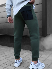 Pantaloni de trening Staff ch khaki fleece