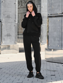 Trening de damă Staff co black oversize fleece