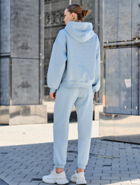 Trening de damă Staff co light blue oversize fleece