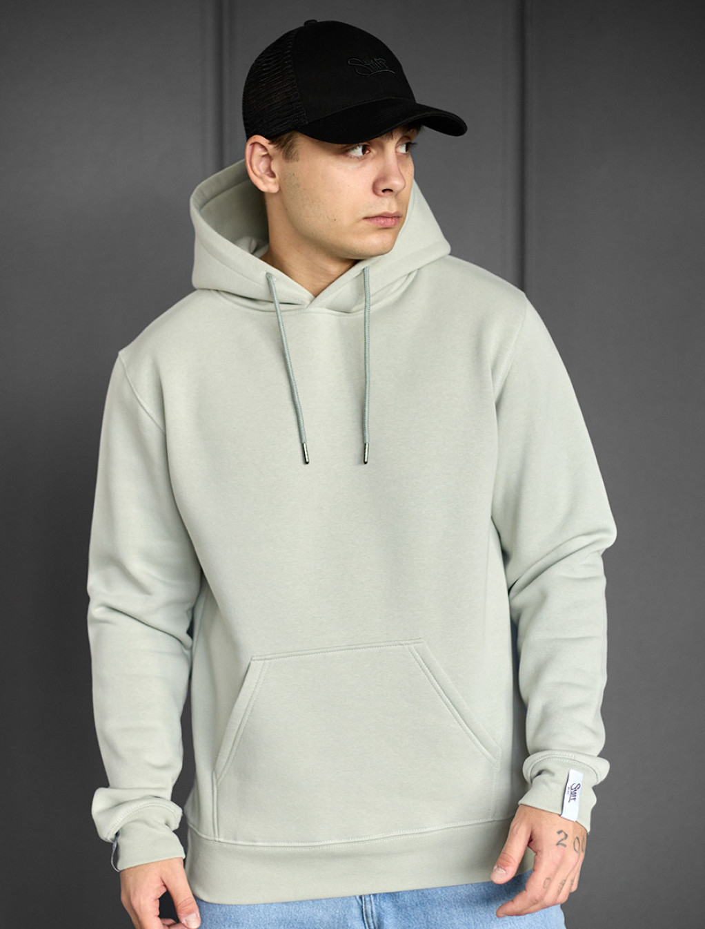 Hanorac Staff light olive basic fleece