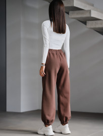 Pantaloni de trening de damă  Staff fox brown fleece