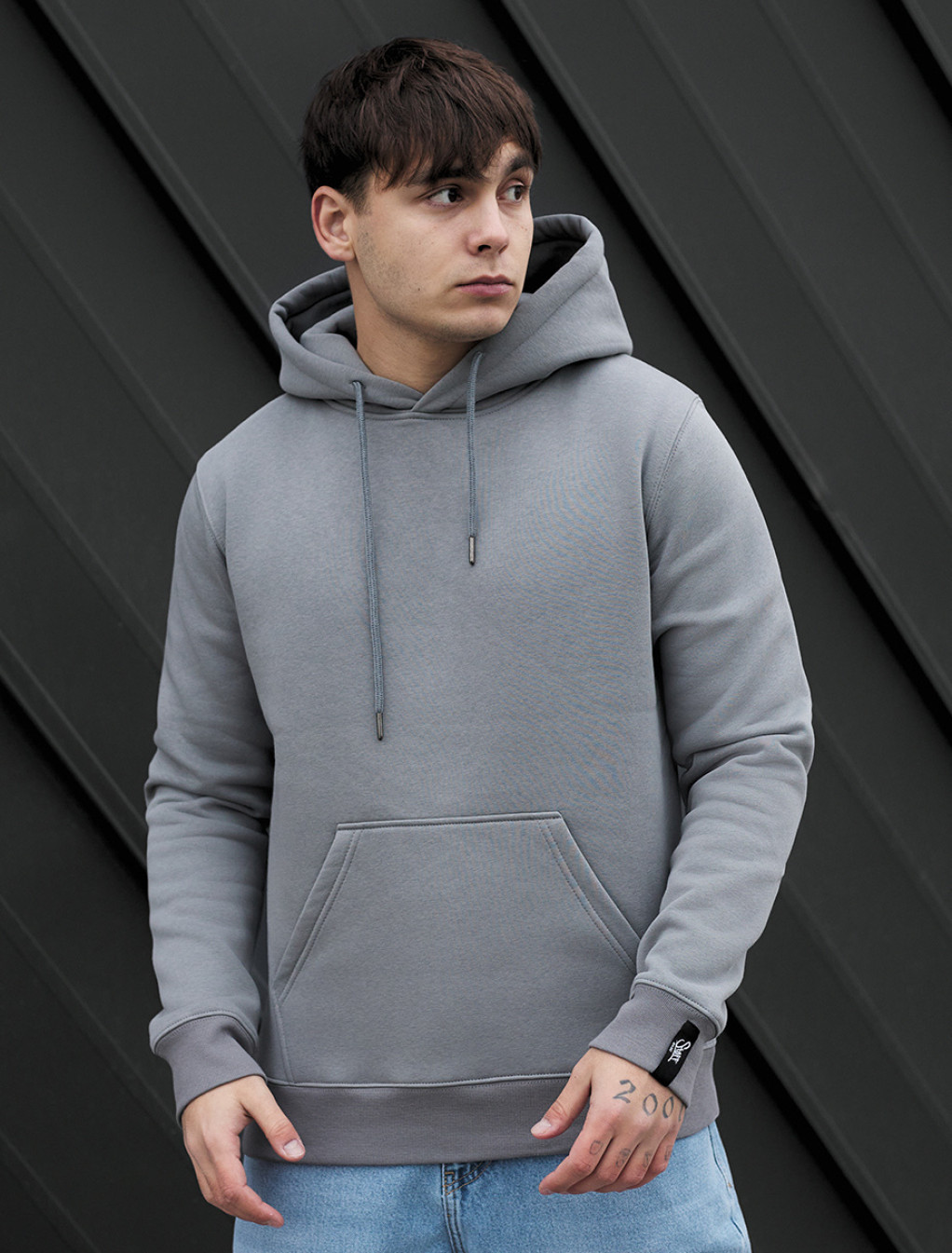 Hanorac Staff gray basic fleece