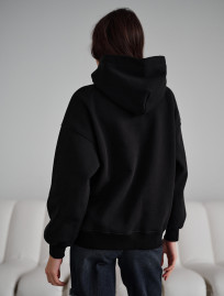 Hanorac de damă Staff sow black logo oversize fleece