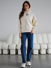 Hanorac de damă Staff sow milk logo oversize fleece