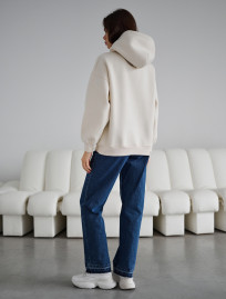 Hanorac de damă Staff sow milk logo oversize fleece