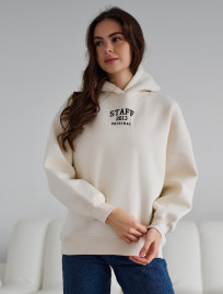 Hanorac de damă Staff sow milk logo oversize fleece