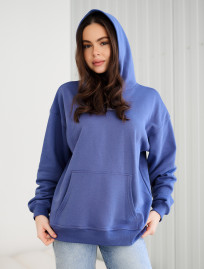 Hanorac de damă Staff ue blue logo oversize