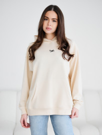 Hanorac de damă Staff ue milk logo oversize