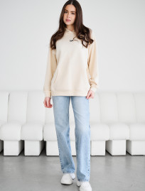 Hanorac de damă Staff ue milk logo oversize