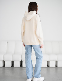 Hanorac de damă Staff ue milk logo oversize