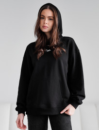 Hanorac de damă Staff ue black logo oversize