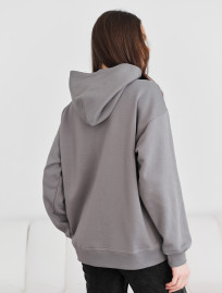 Hanorac de damă Staff ue gray logo oversize