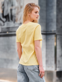Tricou de damă Staff dy yellow
