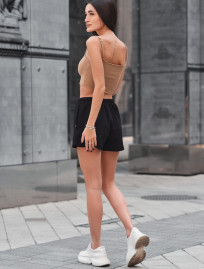 Pantaloni scurți de damă Staff lin black