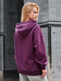Hanorac de damă Staff lav dark viola oversize