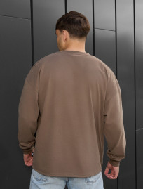 Bluză Staff brown logo oversize