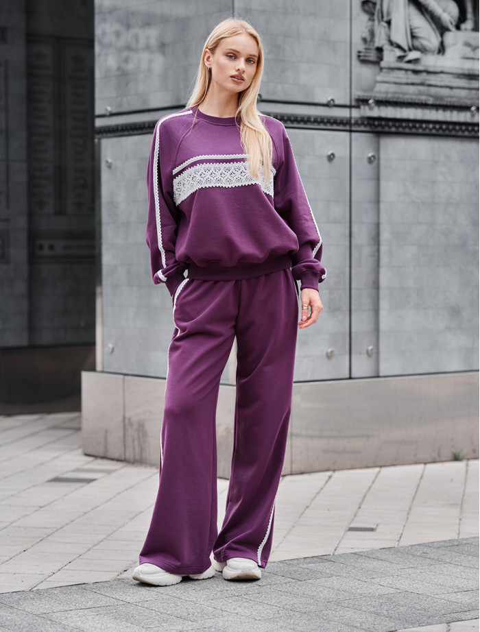 Costum de trening de damă Staff sel viola oversize