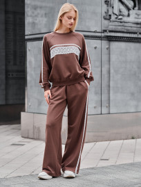 Costum de trening de damă Staff sel brown oversize