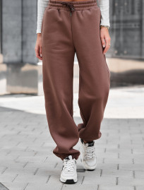 Pantaloni de trening de damă Staff li brown fleece